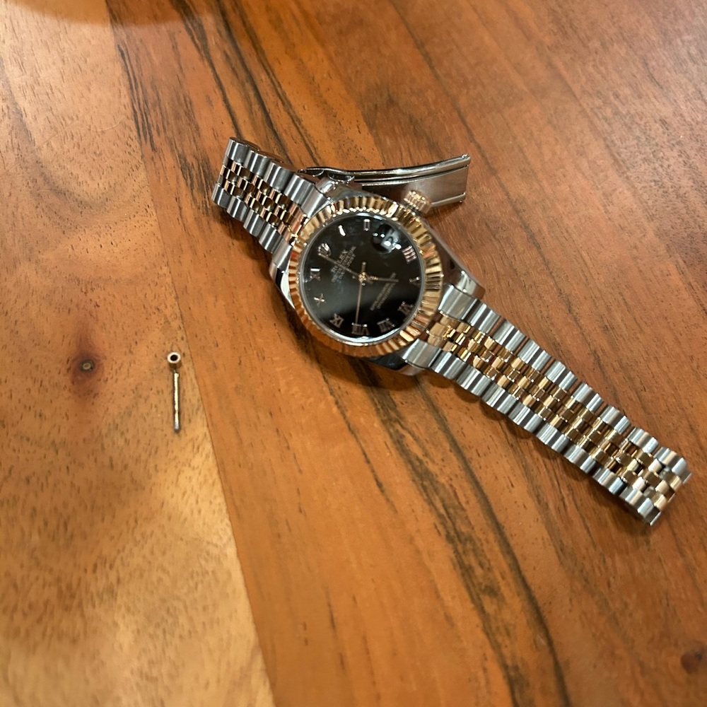 Two-Tone Silver and Gold Watch - Picture 3 of 4